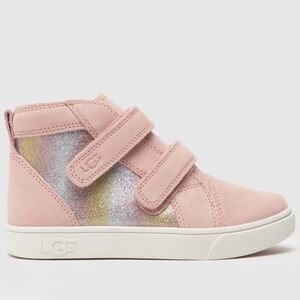 UGG T Rennon II Glitter High-Top Sneakers - size USA 9, EU 26